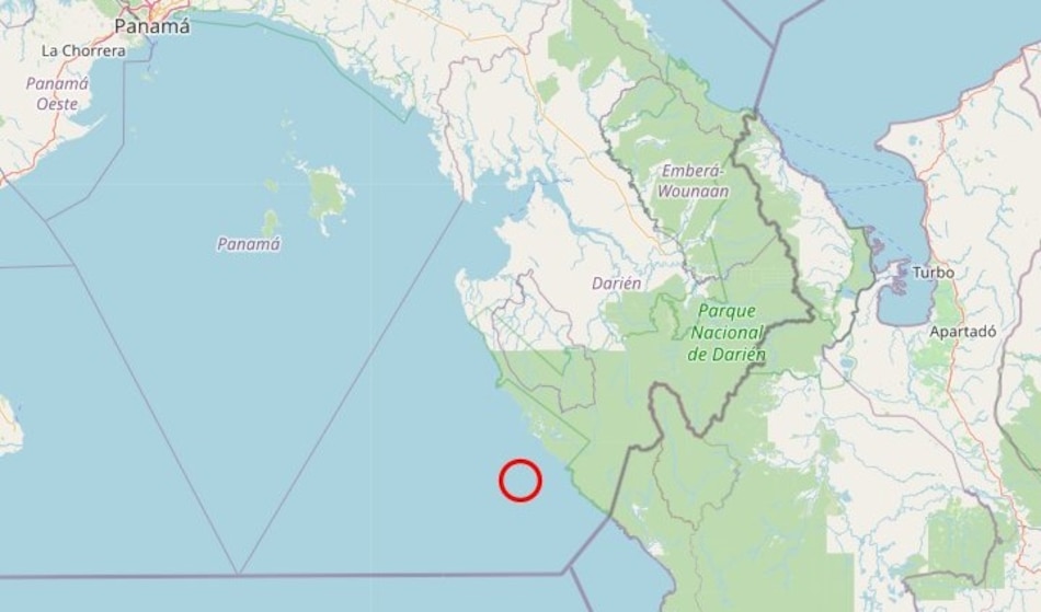 Reportan sismo de 4.9 cerca de Jaqué, Darién