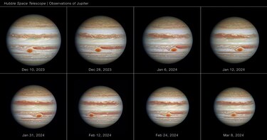 Hubble observa cómo la Gran Mancha Roja de Júpiter se comporta como una pelota antiestrés
