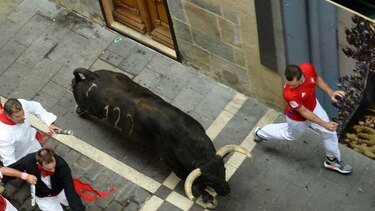 Ocho heridos este jueves en Pamplona en los sanfermines