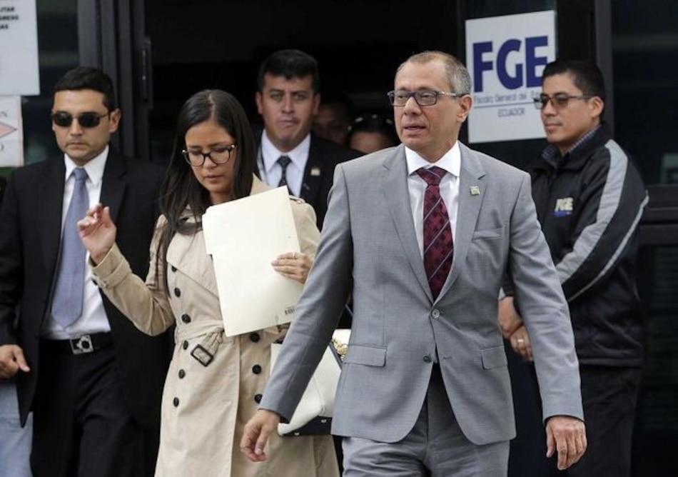 Vicepresidente ecuatoriano vuelve a fiscalía por caso Odebrecht