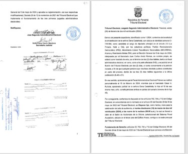 Dana Castañeda, la candidata respaldada por cuatro partidos, irá a audiencia de impugnación el 19 de marzo