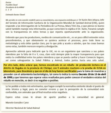 Brucelosis se extiende a Chiriquí