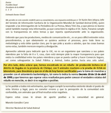 Brucelosis se extiende a Chiriquí