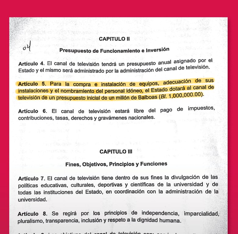 Unachi Tv., un nuevo proyecto que debe aprobar la Asamblea