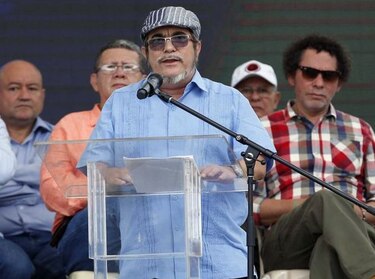 Jefe de las FARC dice que mejora tras sufrir quebranto de salud en Colombia