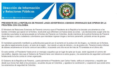 Declaraciones de Varela sobre el proceso de paz son 'injustas e inexactas': Colombia