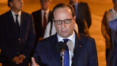 François Hollande inicia primera visita de un presidente francés a Cuba