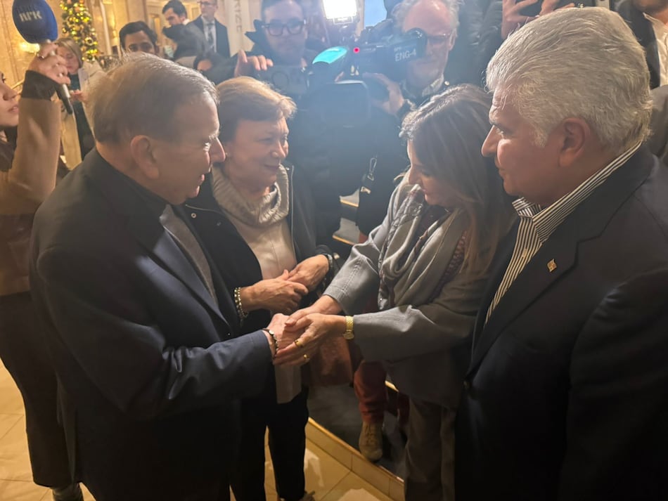 Mulino se reúne en Oslo con Edmundo González Urrutia antes del Nobel de la Paz a Machado