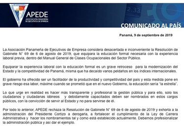 Ampliarán resolución que flexibiliza la contratación de funcionarios