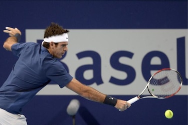 Argentino Del Potro debuta con sólida victoria en Basilea