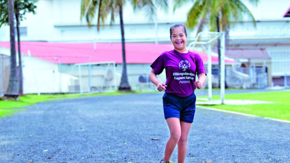 La atleta, en plena preparación para estar en forma para la primera concentración del equipo panameño, anfitrión de la competencia internacional.