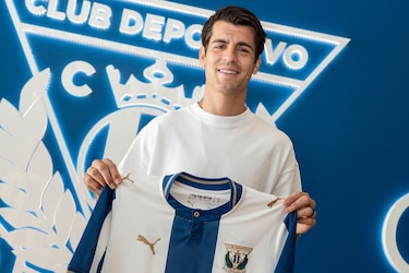 El Como confirma la cesión de Álvaro Morata al Leganés