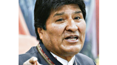 Frente opositor reclama segunda vuelta en Bolivia