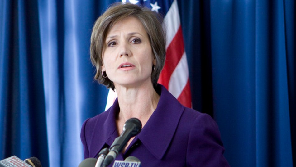 Secretaria de Justicia desafía decreto de inmigración de Trump