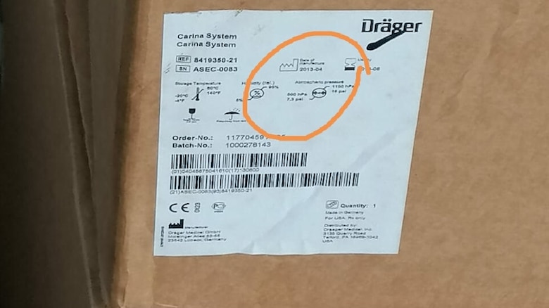 Fiscalía investigará ventiladores defectuosos