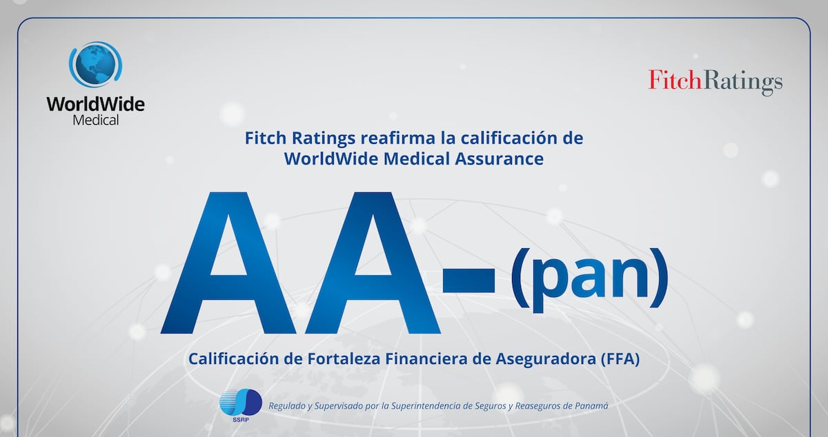 Fitch Ratings reafirma la calificación 'AA-(pan)' de WorldWide Medical Assurance con perspectiva estable