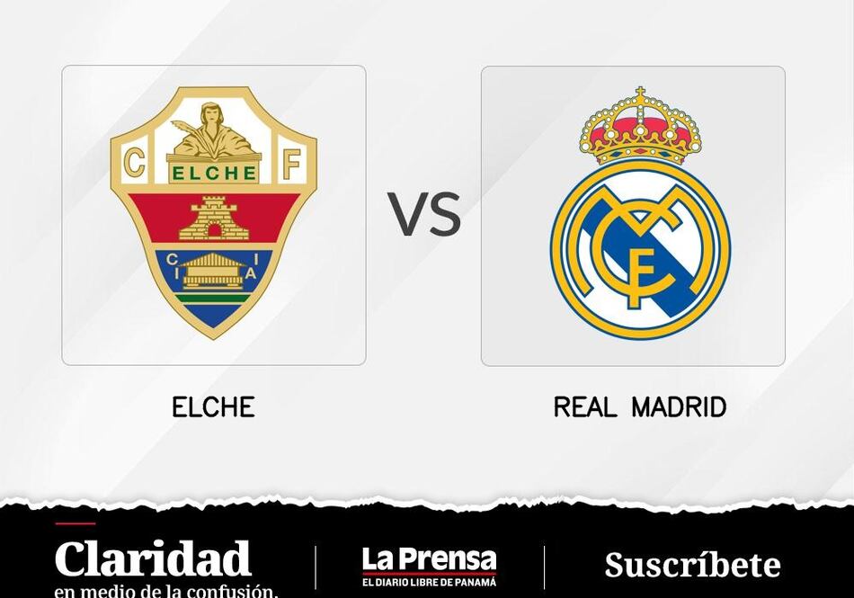 Real Madrid se mide de local a Elche