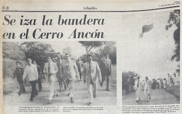 ¿Por qué hay una bandera en la cima del Cerro Ancón?
