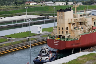 Este viernes el Canal de Panamá aplicará la primera restricción de tránsitos de 2026 por la sequía