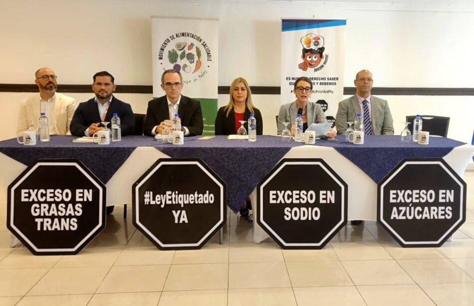 Piden a diputados que aprueben el proyecto de ley sobre etiquetado nutricional