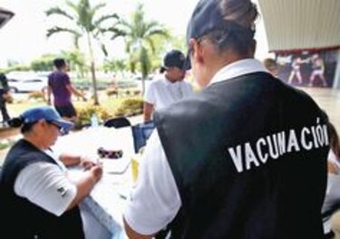 Falta vacunar el 26% de niños contra el sarampión