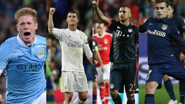 City-Madrid y Atlético-Bayern, choques de semis en Liga de Campeones