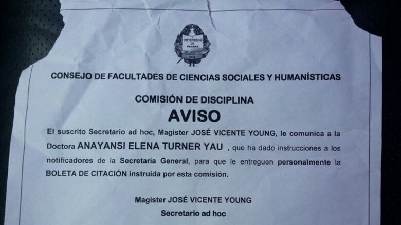 Amenazan de muerte a docente; la Universidad de Panamá dice que fue accidental