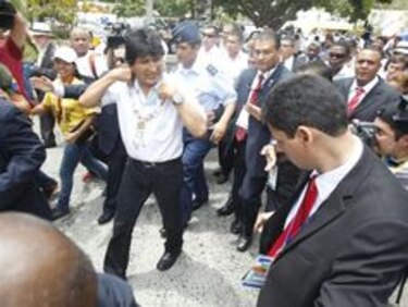 Evo Morales participa en la Cumbre de los Pueblos