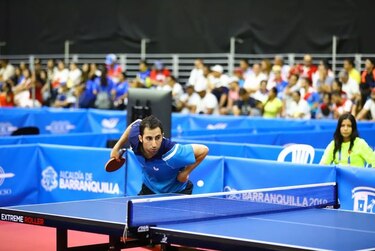El panameño Omer Avi-Tal avanza en el tenis de mesa