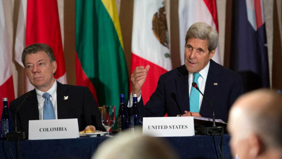 Juan Manuel Santos pide ayuda al mundo para desminar Colombia