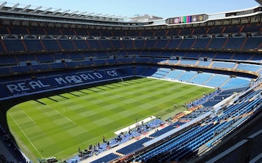 Habrá mucha seguridad mañana en el Santiago Bernabéu