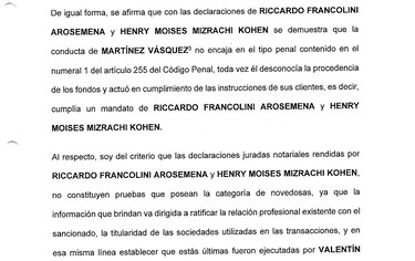 Caso New Business: Valentín Martínez fue absuelto gracias a la ayuda de Riccardo Francolini