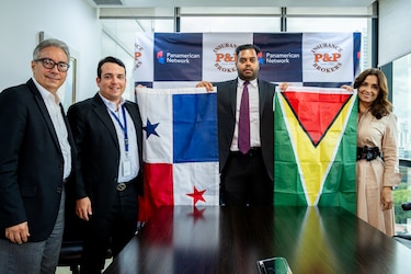 Panamá y Guyana: Panamerican Network y P&P Insurance impulsan nuevos negocios