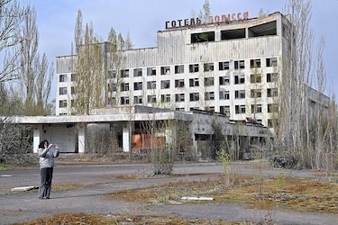 Imágenes de la zona de exclusión de Chernóbil 40 años después del accidente nuclear