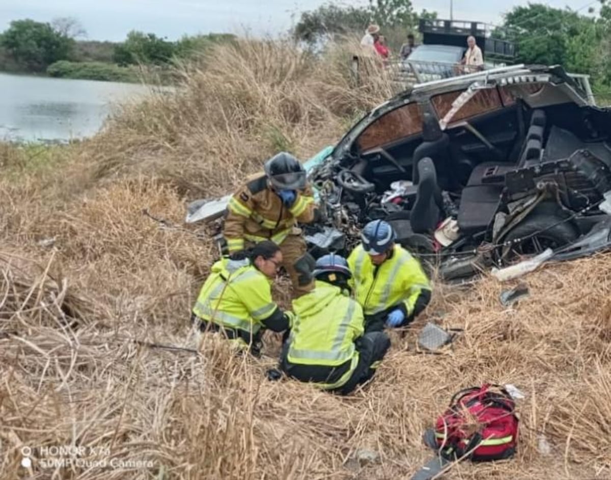 Un muerto y un herido tras accidente vial en Los Santos