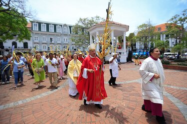 Un Domingo de Ramos en el Casco Antiguo de ciudad de Panamá
