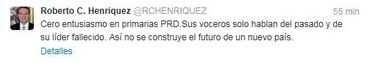 'Cero entusiasmo en primarias PRD', dice ministro Henríquez