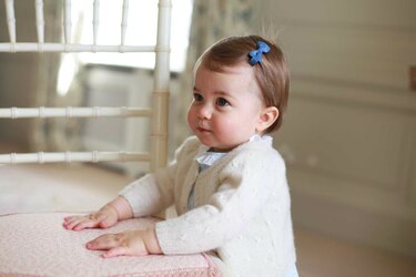 Publican fotos de la princesa Carlota de Cambridge justo antes de cumplir su primer año