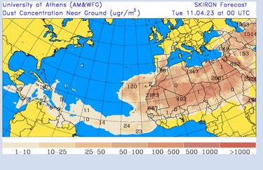 Aviso de vigilancia por presencia de polvo del Sahara se extiende hasta este jueves
