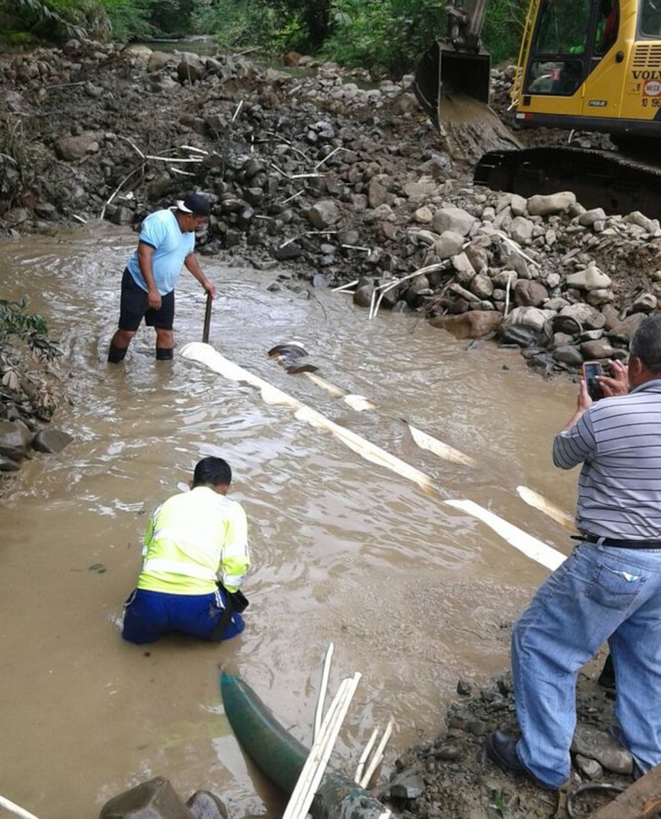 Se registran daños en plantas potabilizadoras El Bongo y Bugaba tras lluvias