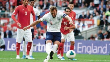 Inglaterra golea en partido de eliminatoria de la Eurocopa