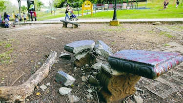 Reclamos por el mal estado del Parque Omar