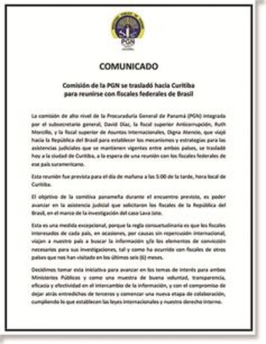 Brasil desmiente a fiscales de Panamá