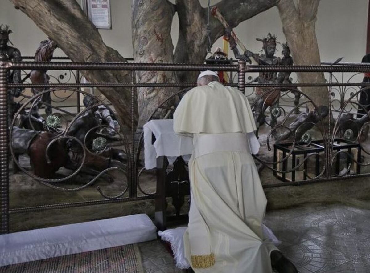Papa loa a mártires cristianos ugandeses como ejemplo de fe