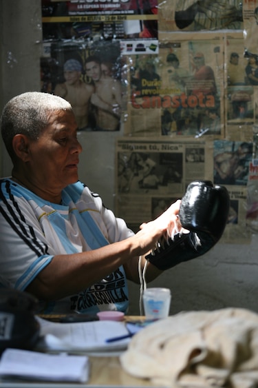 María Toto, la decana del boxeo