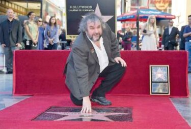 Peter Jackson cumple su sueño en el Paseo de la Fama