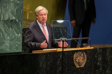 Guterres alerta del riesgo de que el mundo se divida en dos bloques enfrentados