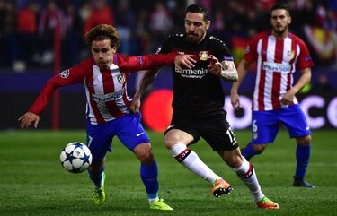 Atlético de Madrid empata sin goles con el Leverkusen