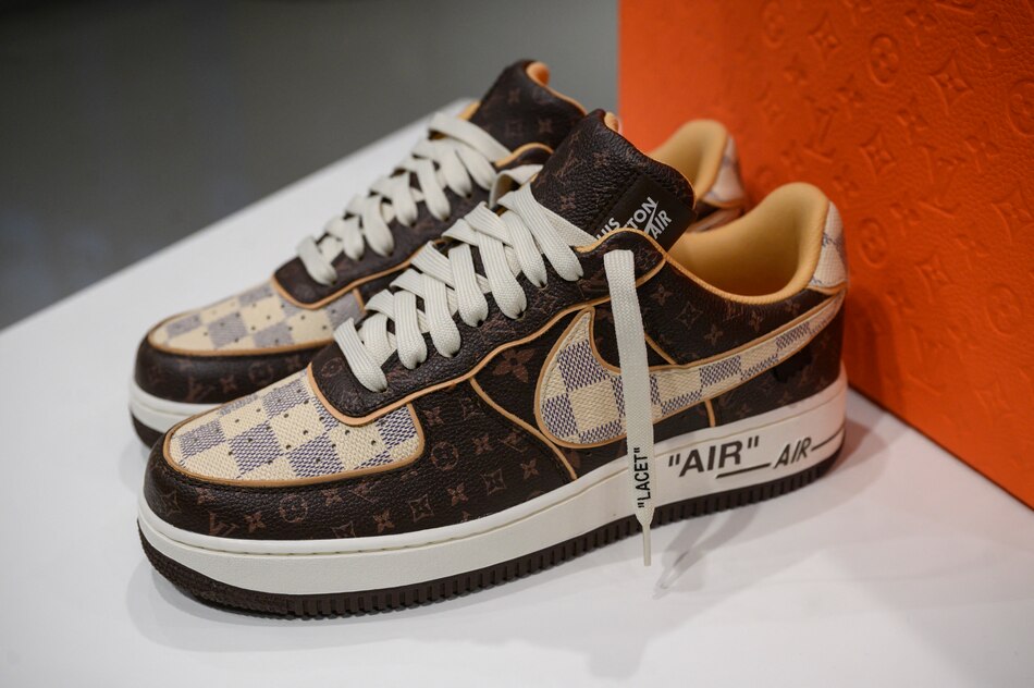 Modelo Nike-Louis Vuitton diseñado por difunto estilista Virgil Abloh va a subasta