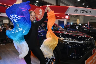 Ricardo Pérez presentó el portafolio Toyota y sus tecnologías de movilidad en Panama Motor Show